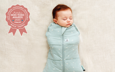 Australian Non-Toxic Awards 2020 Finalist Cocoon Swaddle