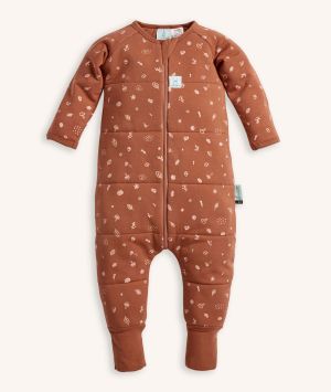 ergoPouch Sleep Onesie in Acorn - a 2.5 TOG warm baby onesie for winter