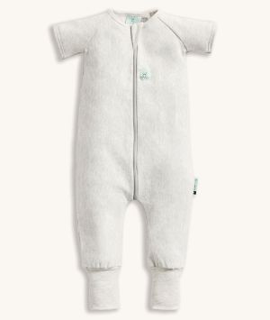 Short sleeve Sleep Onesie 1.0 TOG in Grey Marle by ergoPouch